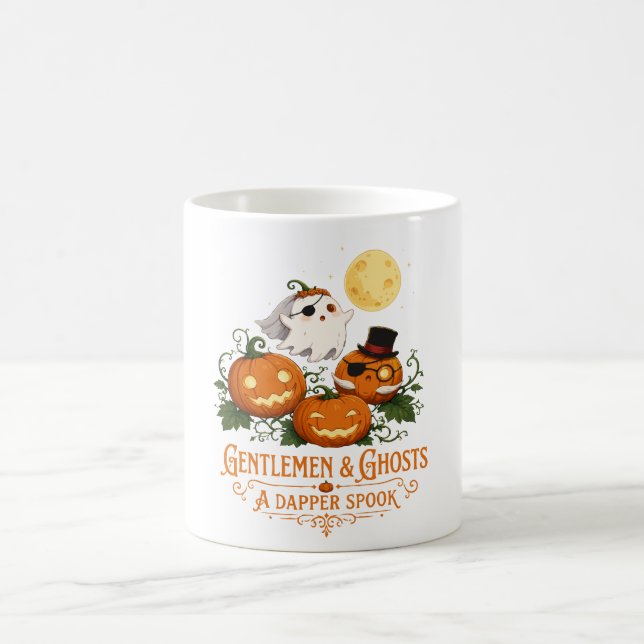 Gentlemen & Ghosts Halloween Kaffeetasse (Mittel)