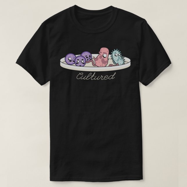 Gentlemen Microbes T-Shirt (Design vorne)