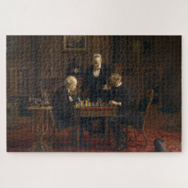 Gentlemen Playing a Game of Schach (Thomas Eakins) Puzzle