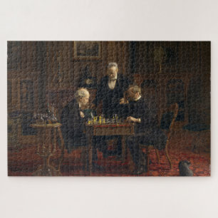 Gentlemen Playing a Game of Schach (Thomas Eakins) Puzzle