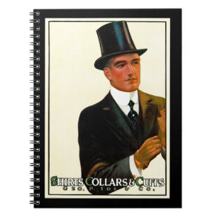 Gentlemen's Shirts Collars and Cuffs Notizblock