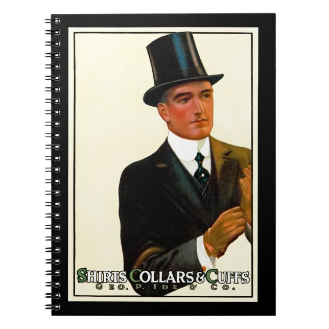 Gentlemen's Shirts Collars and Cuffs Notizblock (Vorderseite)