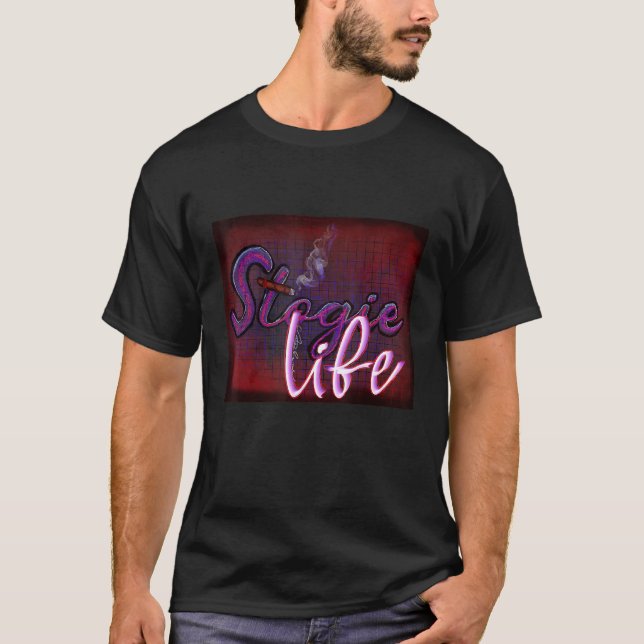 Gentlemenu2019s Stogie Life Lounge and Cigar Club T-Shirt (Vorderseite)