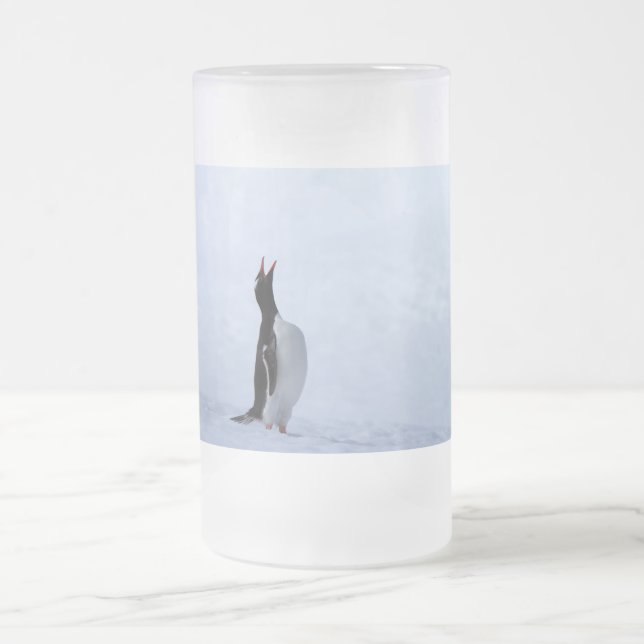 Gentoo penguin mattglas bierglas (Mittel)