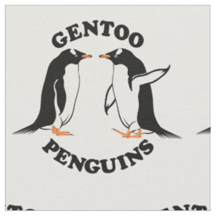 Gentoo Penguins Stoff
