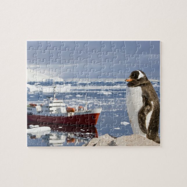 Gentoo Pinguin Puzzle (Horizontal)
