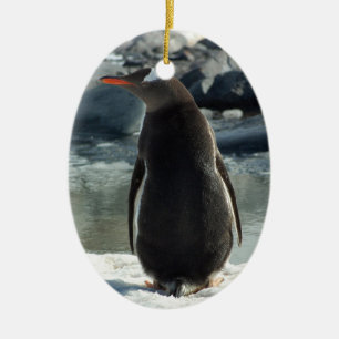 Gentoo Pinguin-Verzierung Keramikornament