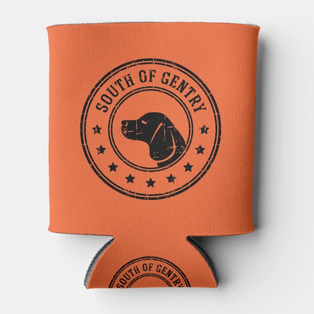 Gentry-Logo Neopren Can Cooler Dosenkühler (Vorderseite)