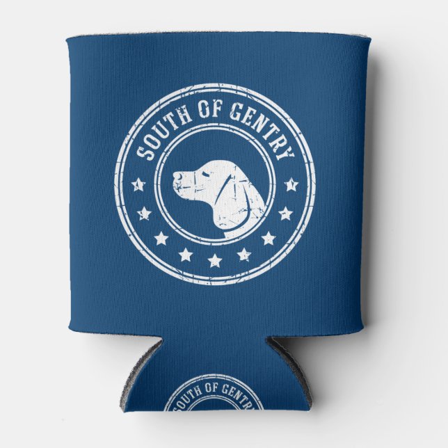 Gentry-Logo Neopren Can Cooler Dosenkühler (Vorderseite)