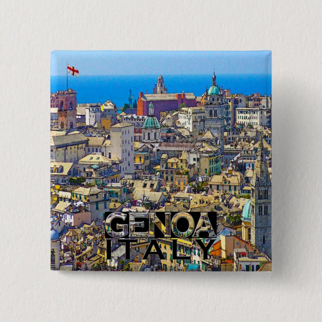 Genua Button (Vorderseite)