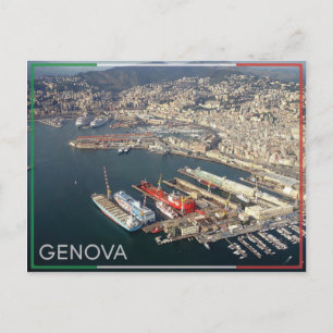Genua - Italien Postkarte