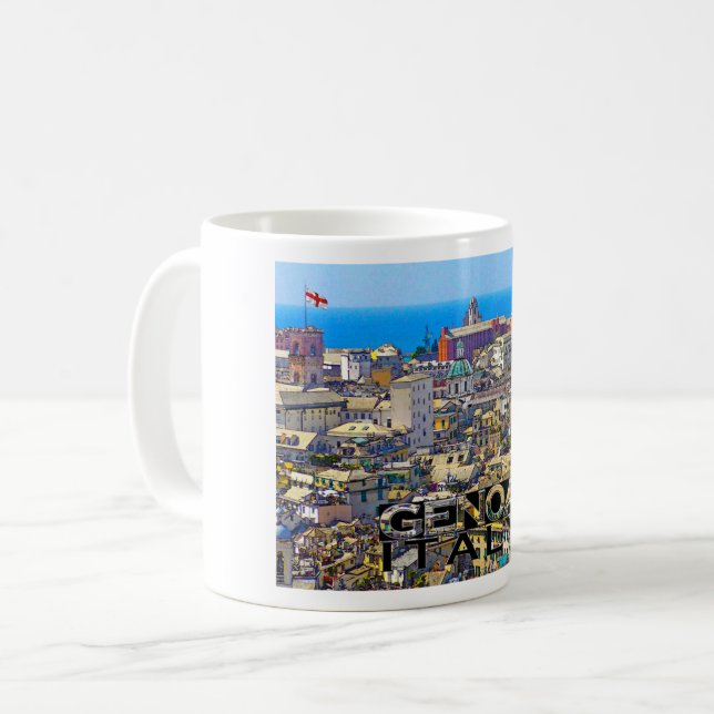 Genua Kaffeetasse (Vorderseite Links)