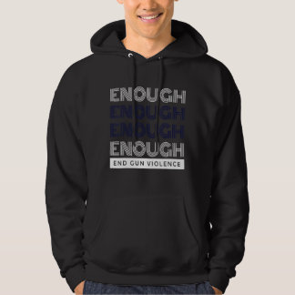 Genug End Gun Gewalt No Gun Awareness Day Wear Hoodie
