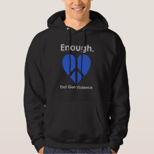 Genug End Gun Gewalt No Gun Awareness Day Wear Hoodie