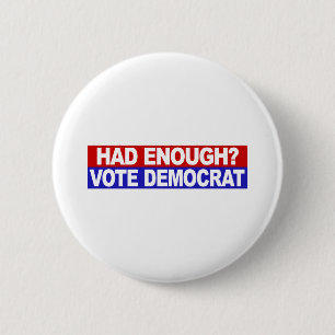 Genügend Stimme Demokraten Button