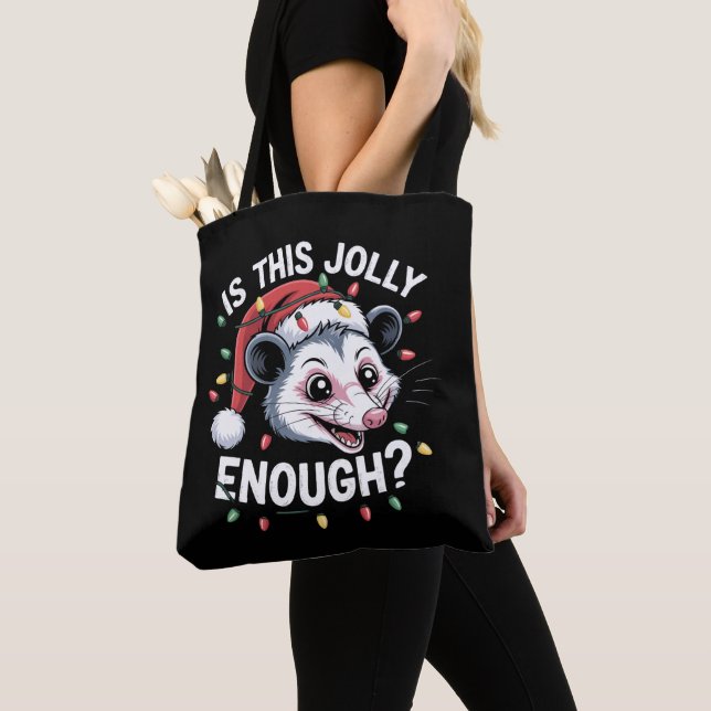 Genügt das? Christmas Opossum Sarcastic (Von Nahem)