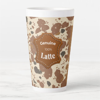 Genuine 100% Latte Mug | Cowhide Coffee Aesthetic Milchtasse
