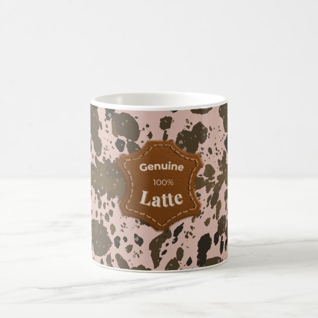 Genuine 100% Latte – Rose Latte Mug Kaffeetasse (Mittel)