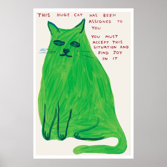 Genuine David Shrigley Poster (Vorne)