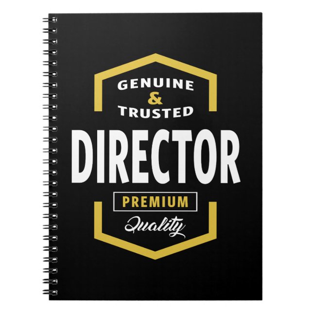 Genuine Director Gift Ideas Notizblock (Vorderseite)