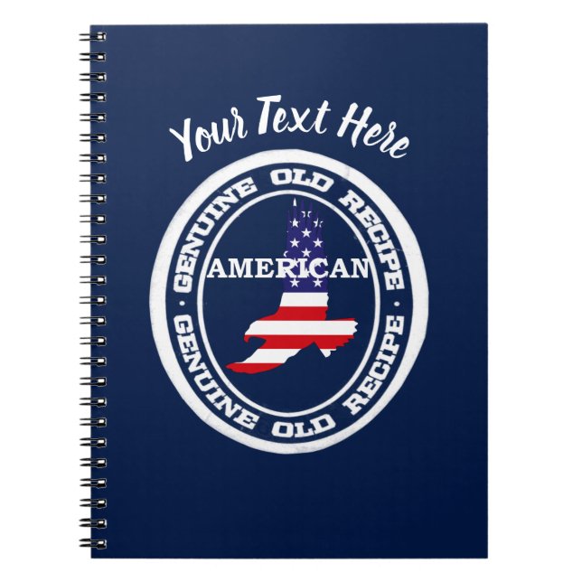 Genuine Recipe American Notizblock (Vorderseite)