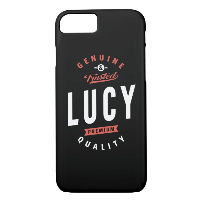 Genuine und Trusted Lucy Case-Mate iPhone Hülle (Rückseite)