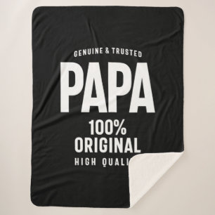Genuine und Trusted Papa   Father Gift Sherpadecke