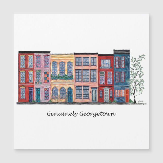 Genuinely Georgetown Magnetkarte (Vorderseite)