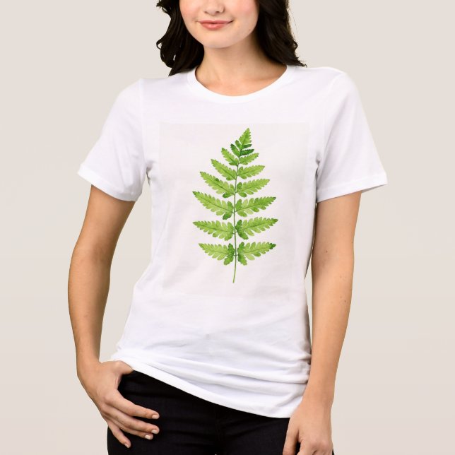 Genus Dryopteris Tri-Blend Shirt (Vorderseite)