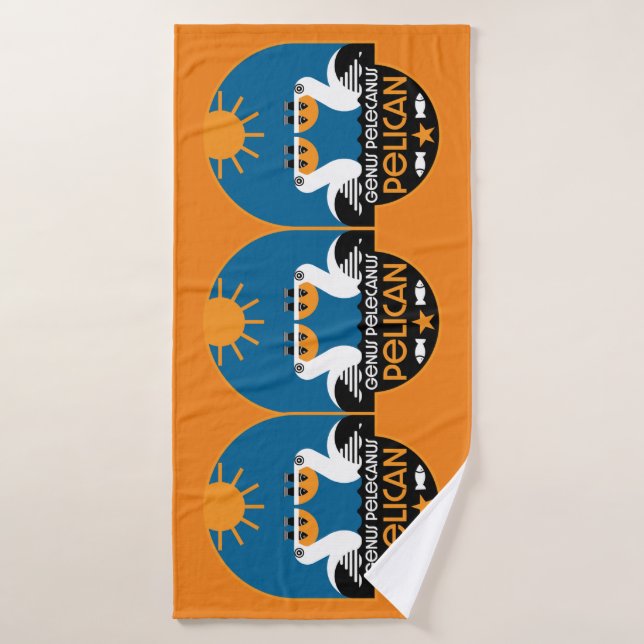 Genus Pelecanus Bird Art Badehandtuch (Badehandtuch)