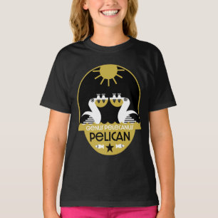 Genus Pelecanus Bird Art T - Shirt