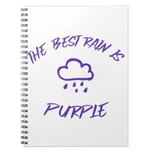GenX Der beste Regen ist Lila Notizblock