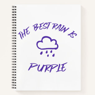 GenX Der beste Regen ist Lila Notizbuch
