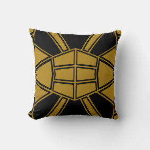 Geo #716 Gold Kissen