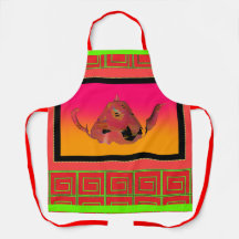 Geo Bamboo Maze Teapot Red Koch Caterer