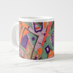 Geo-Bio Pool, Abstrakte Kunst Jumbo-Tasse