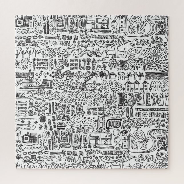 Geo Design abstrakte Muster. Puzzle (Vertikal)