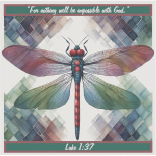 Geo-Dragonfly individuell anpassbar Aufkleber