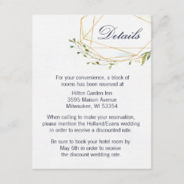 Geo Envy Details Card Begleitkarte