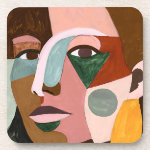 Geo Face Getränkeuntersetzer