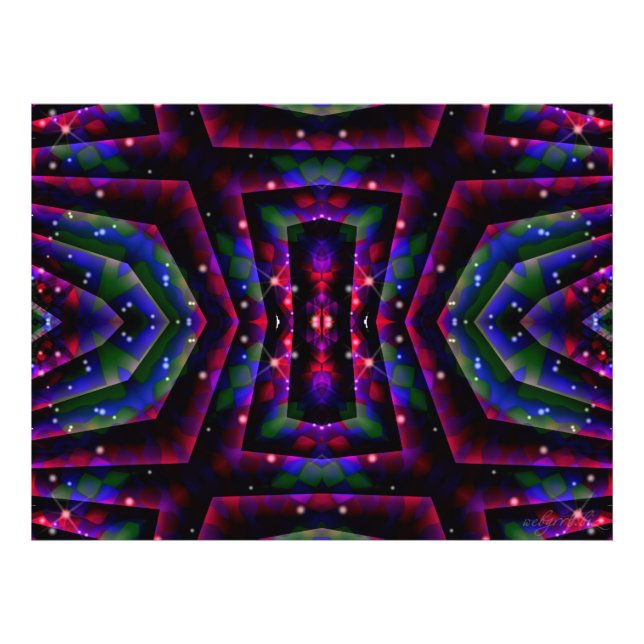 Geo-Fantasy Night Twinkling Skies Print Fotodruck (Vorne)