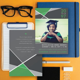 Geo Foto Abschluss für moderne geometrische Farbbl Ankündigung