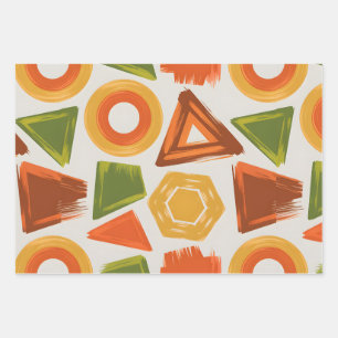 Geo Groove Geschenkpapier Set