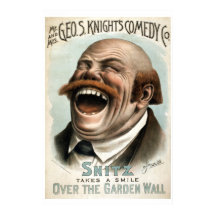 Geo H White's Comedy Co Vintag Theater Poster