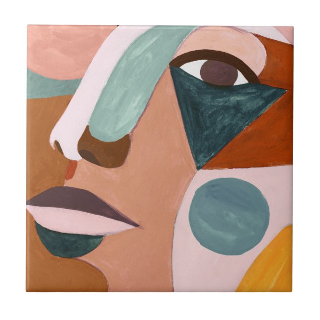 Geo Half Face Fliese (Vorderseite)