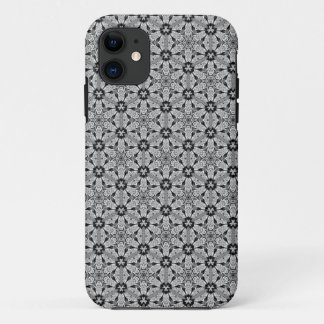 Geo Hexagon Black + Silver Pattern iPhone 5 Fall Case-Mate iPhone Hülle