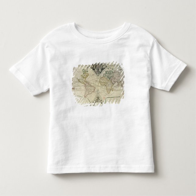 Geo-Hydrografisches Mappamonde Kleinkind T-shirt (Vorderseite)