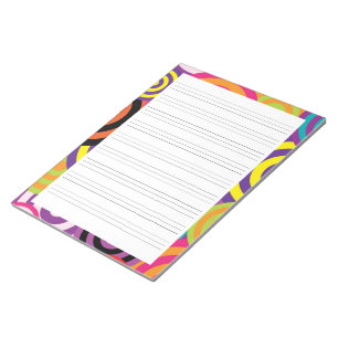 Geo-Kreise Handschrift-Schreibpraxis-Papier Notizblock
