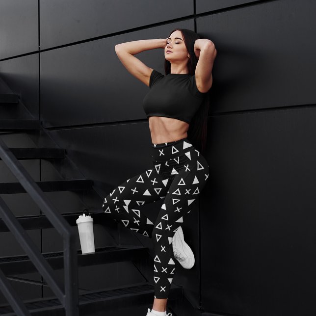 Geo-Line-Dreieck Leggings (Von Creator hochgeladen)