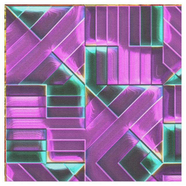 Geo-Muster X5-8 Optionen Stoff (Nahaufnahme)